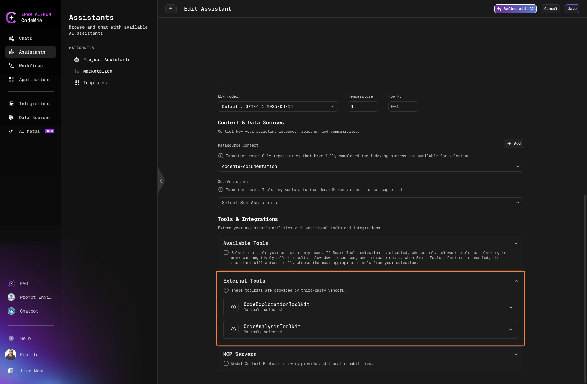 Provider External Tools