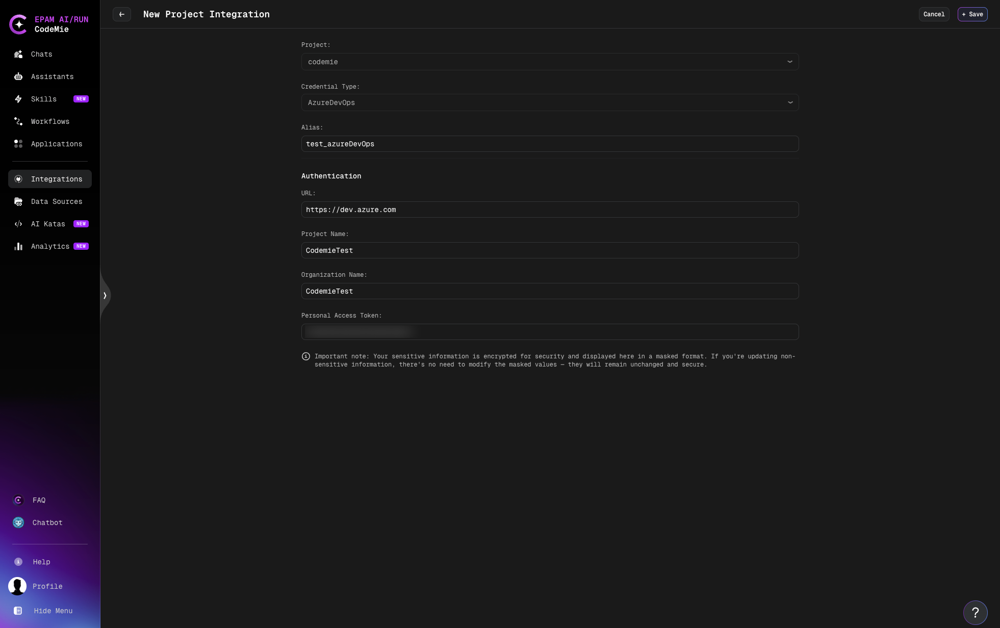 Azure DevOps Integration Setup