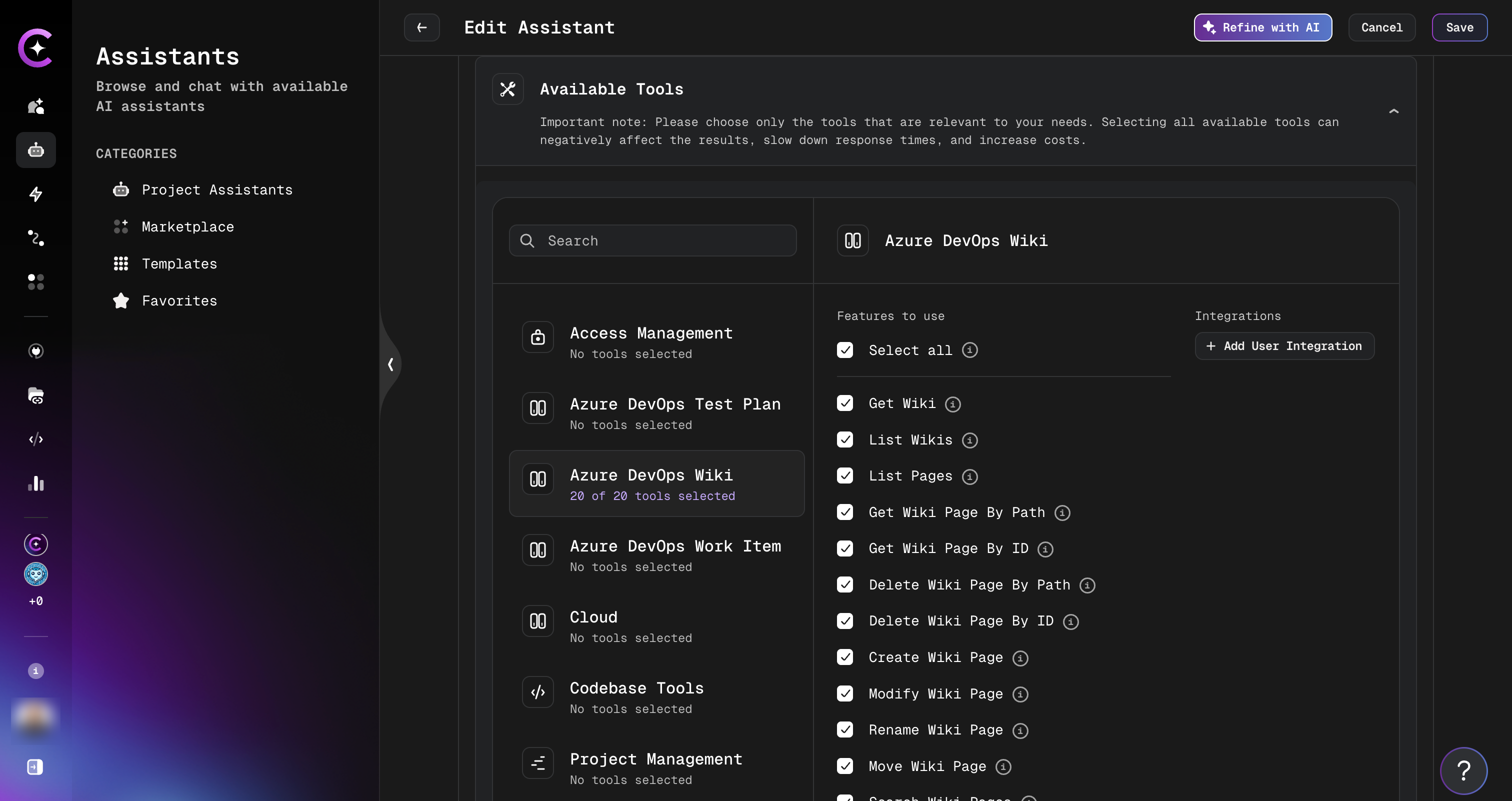 Azure DevOps Wiki Tool Selection