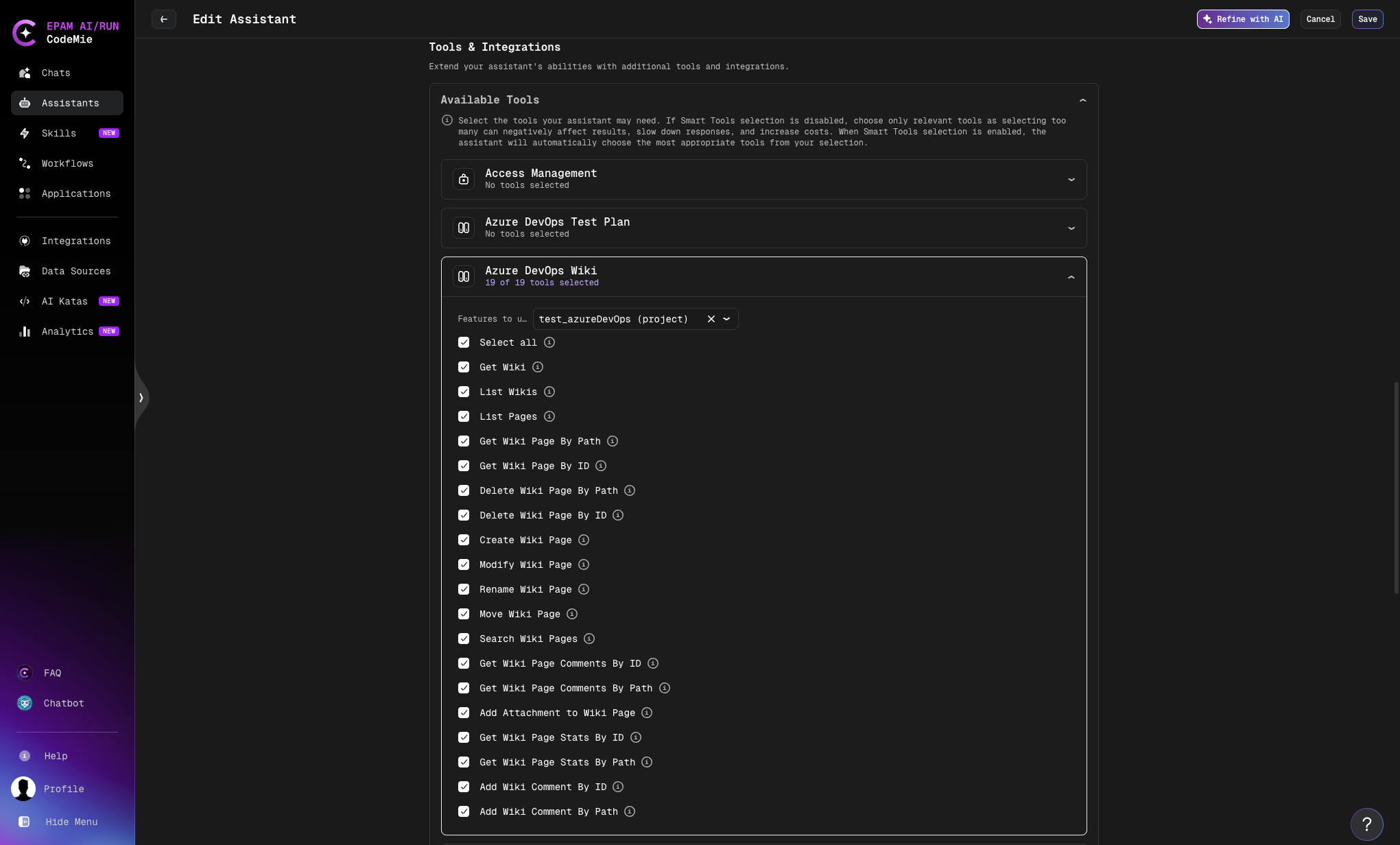 Azure DevOps Wiki Tool Selection