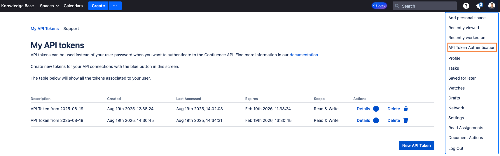 Confluence Integration