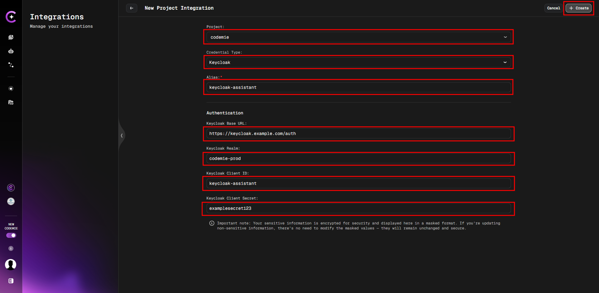 Integration Configuration
