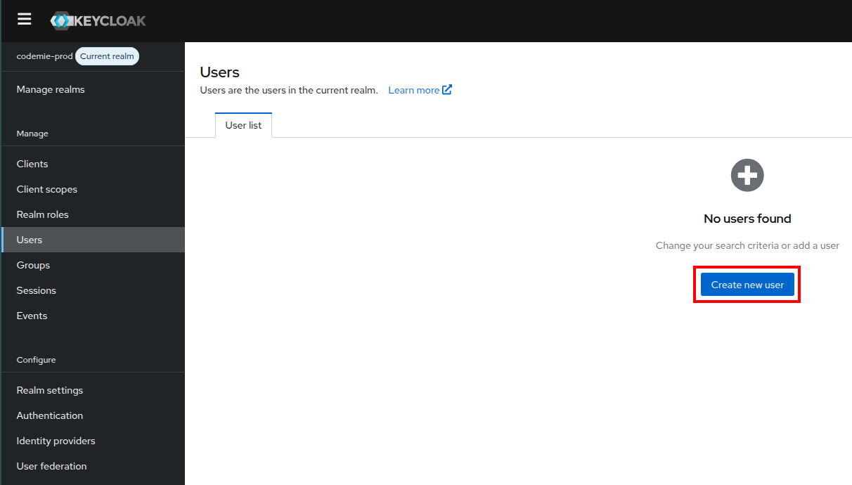 Create New User
