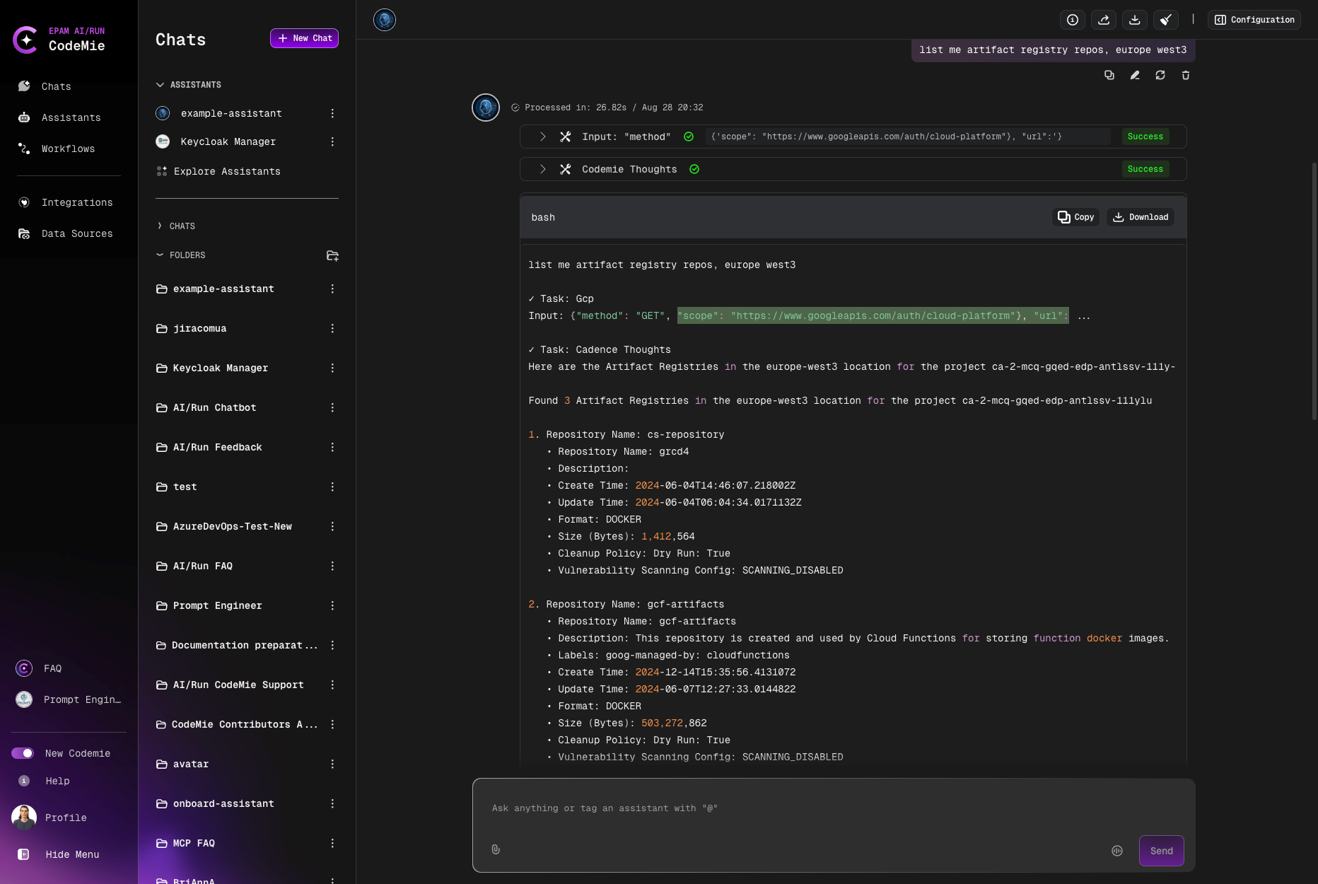 Verify GCP integration