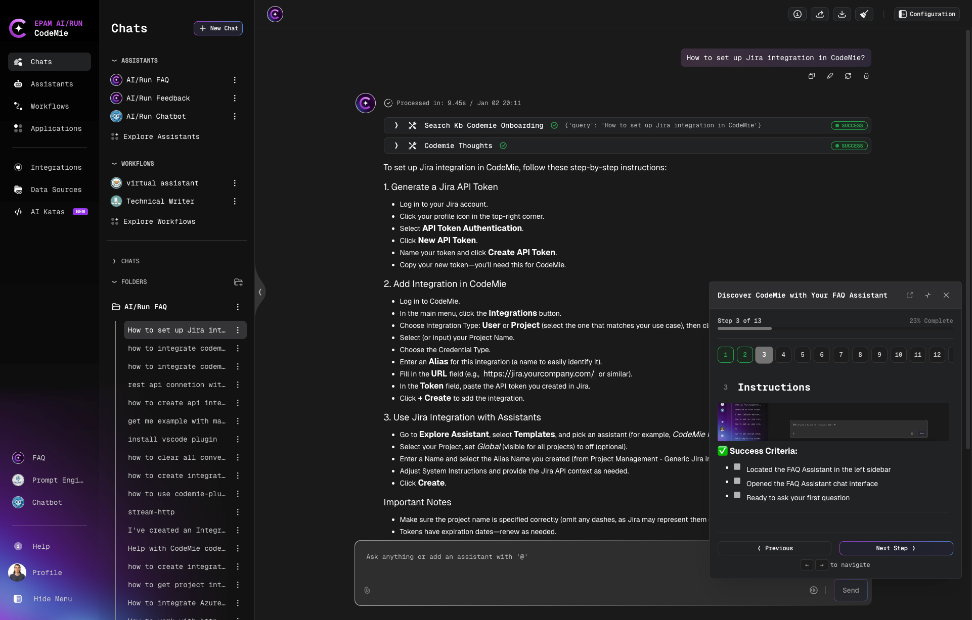 Minimized Mode with Navigation